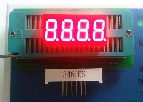 厂家直供0.36英寸4位led数码管 3461as共阴 3461bs共阳高亮红光